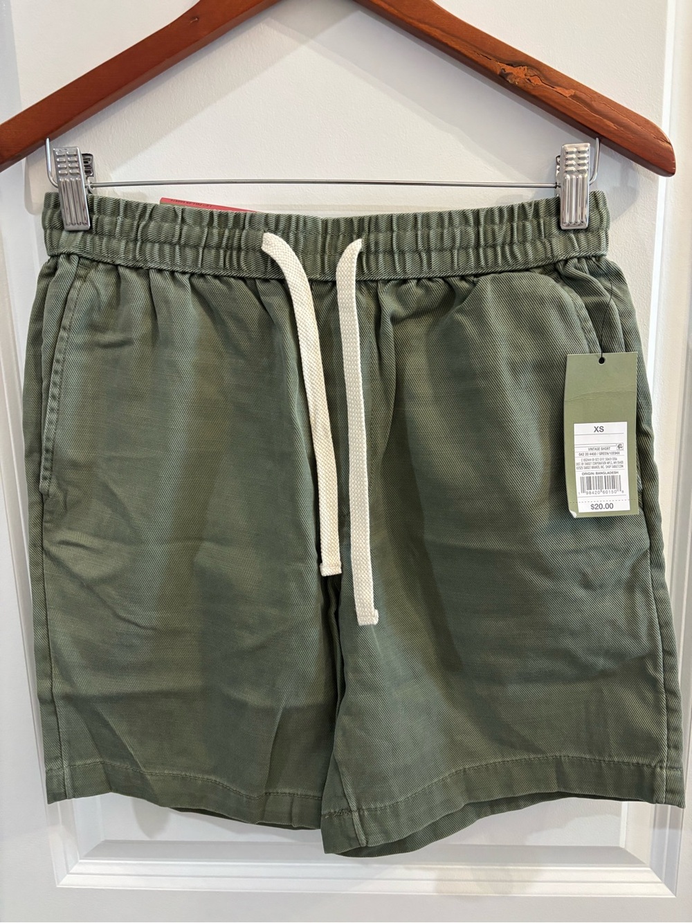 Men’s 7” Green Pull-On Shorts - XS and S - Goodfellow & Co - NWT